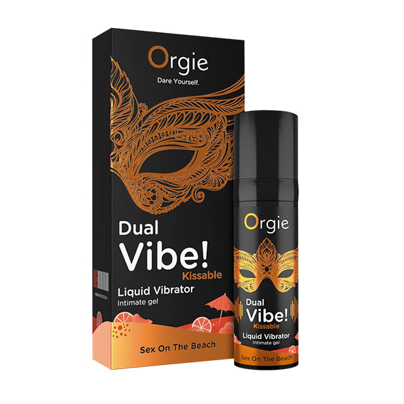 Orgie - Vibromasseur liquide à double vibration pour sexe sur la plage