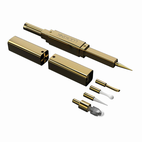 LOCKINK - 5-head Flirting Tickler - Golden