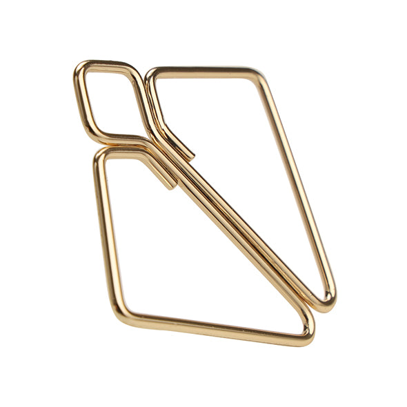 LOCKINK -  Nipple Clamps with Heavy Pendant - gold