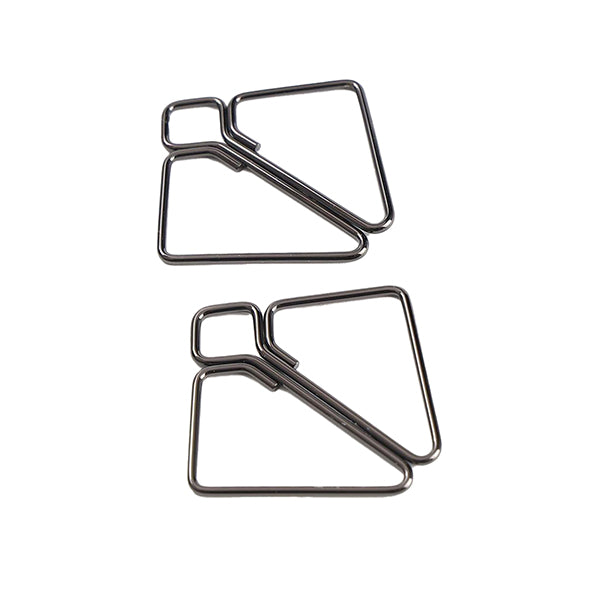 LOCKINK - Brustwarzenklammern mit schwerem Anhänger - grau