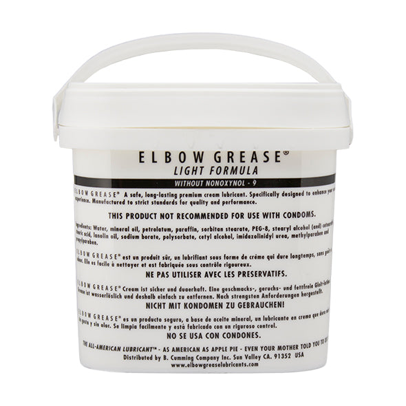 Crème légère Elbow Grease, seau de 1 892 ml
