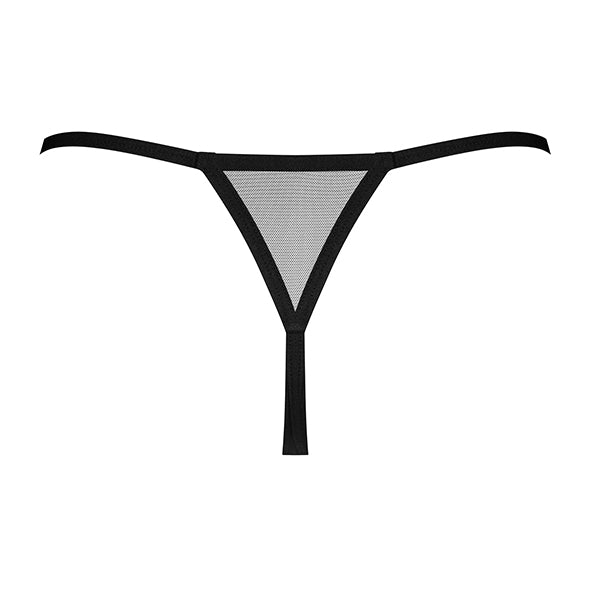 Obsessive - Novenes crotchless thong Black XL/2XL