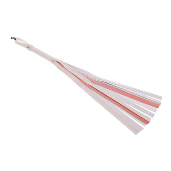 Sportsheets - S&amp;M Peaches ‘n CreaMe Stripe Flogger Cream &amp; Orange