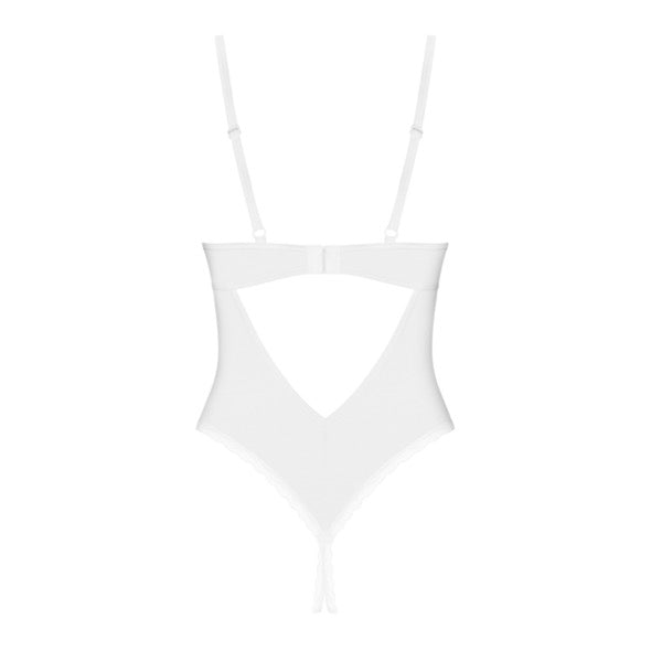 Obsessive - Alissium crotchless teddy White M/L