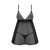 Obsessive - Blomentis babydoll & thong Black XS/S