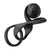 SVibe - Snail JOVI Couples Ring Black