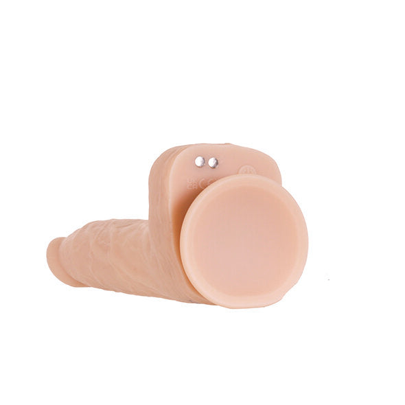 Swan - Naked Addiction 21,6cm Maximum Thrusting &amp; Vibrating Dong Beige