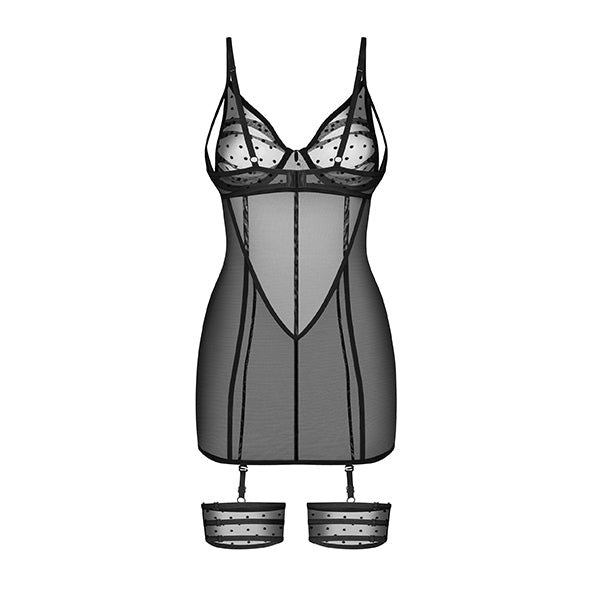 Obsessive - Nuites Chemise Schwarz S/M