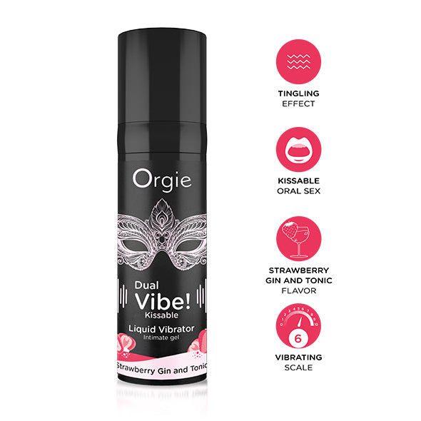 Orgie - Dual Vibe Liquid Vibrator Strawberry Gin &amp; Tonic
