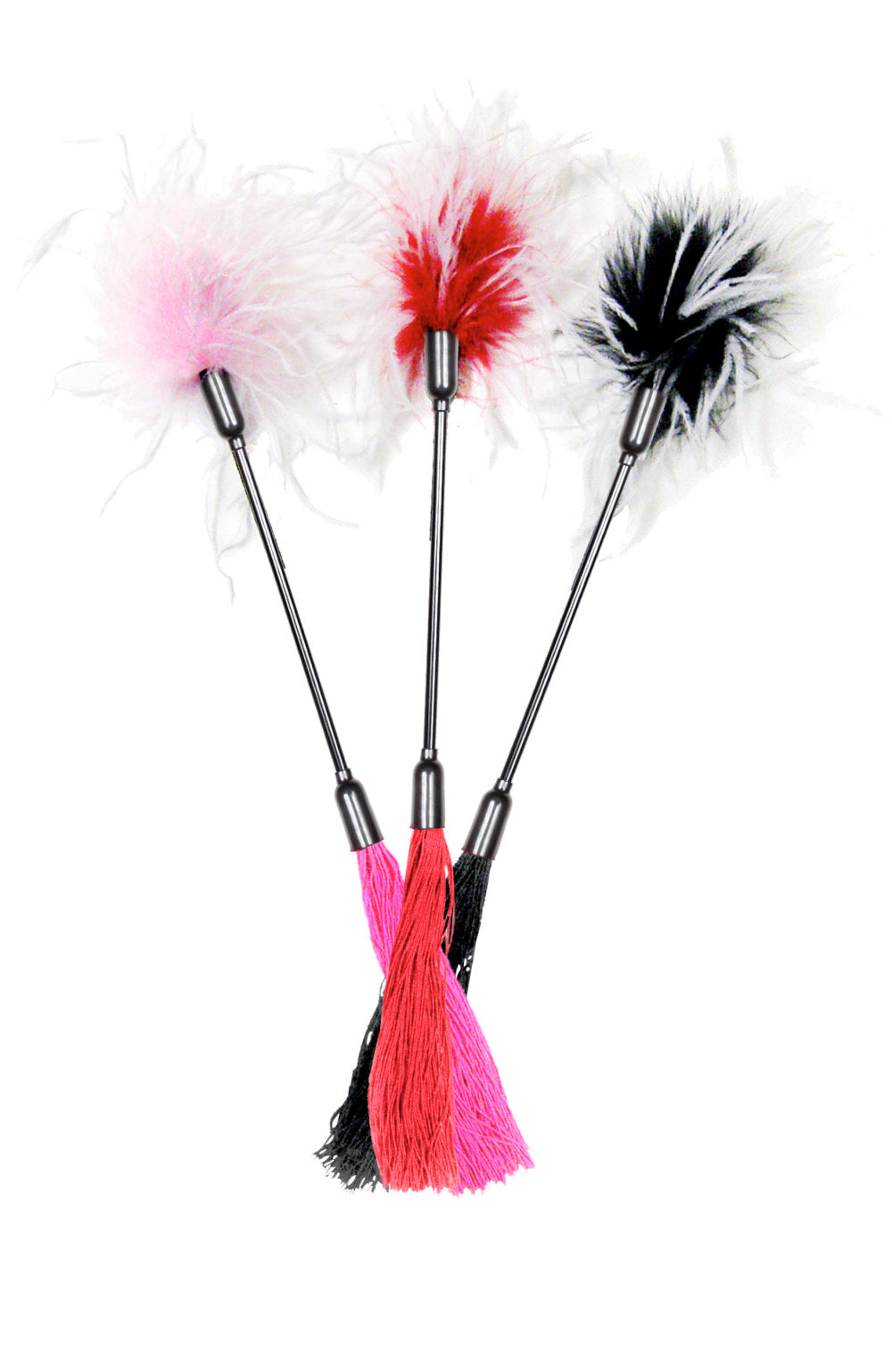 Sportsheets - Sex &amp; Mischief Whip &amp; Tickle Roze &amp; Wit