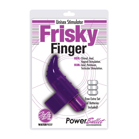 PowerBullet - Vibromasseur Frisky Finger Violet