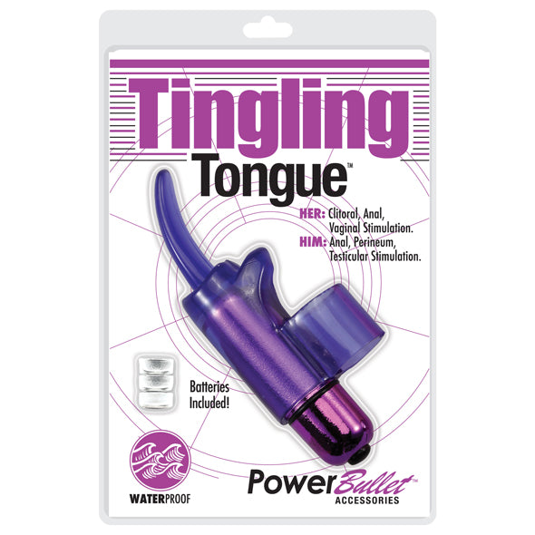 PowerBullet - Vibromasseur Tingling Tongue Violet