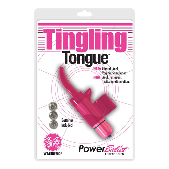 PowerBullet - Prickelnder Zungenvibrator Pink