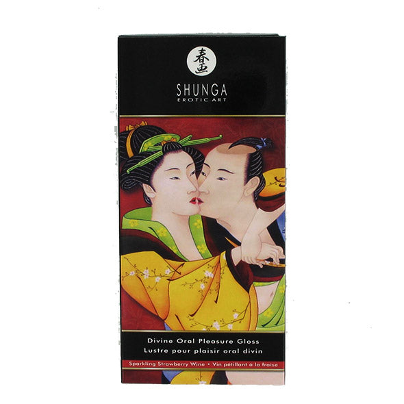Shunga - Glänzender Erdbeerwein von Divine Oral Pleasure
