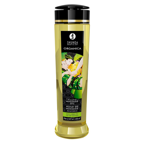 Shunga - Massageöl Organica Exotic Green Tea