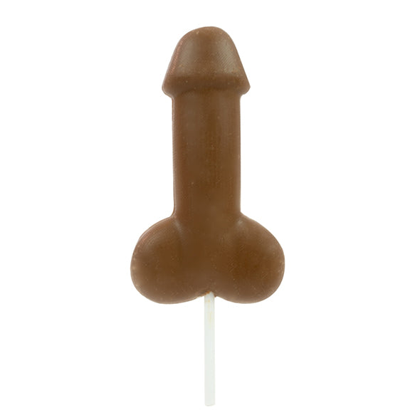 Dick sur un bâton de chocolat