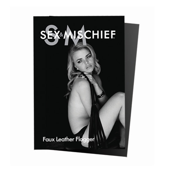 Sportsheets - Sex &amp; Mischief Zwart Nepleren Flogger