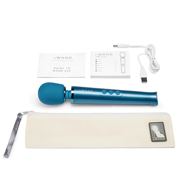 Le Wand - Petite Oplaadbare Vibrerende Massager Blauw