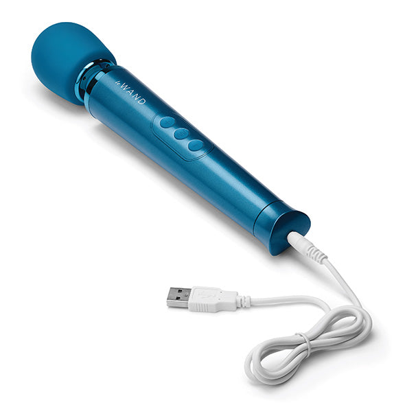 Le Wand - Petite Oplaadbare Vibrerende Massager Blauw