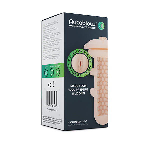 Autoblow - A.I. Silicone Vagina Sleeve Wit