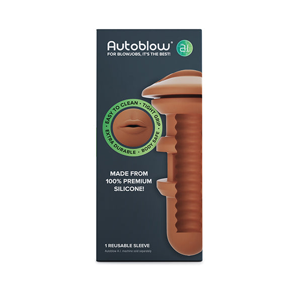 Autoblow - A.I. Silicone Mouth Sleeve Bruin