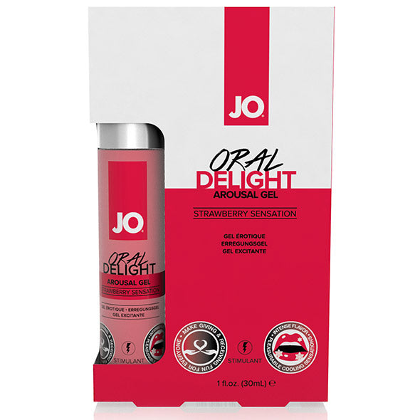 System JO - Oral Delight Erregungsgel Strawberry Sensation 30 ml