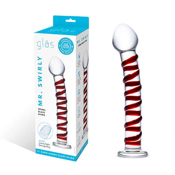 Glas - Mr. Swirly Glazen Dildo