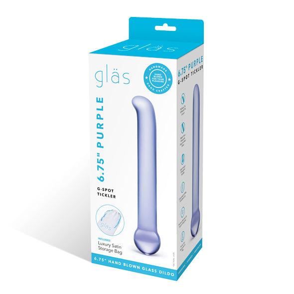 Glas - Purple Glazen G-Spot Tickler