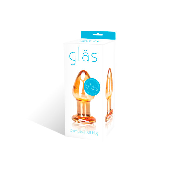 Glas - Over Easy Glazen Butt Plug