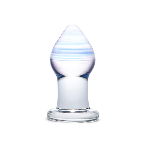 Glas - Amethyst Rain Glazen Butt Plug
