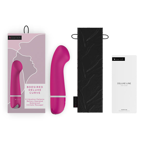 B Swish - bdesired Deluxe Curve Vibrator Pink