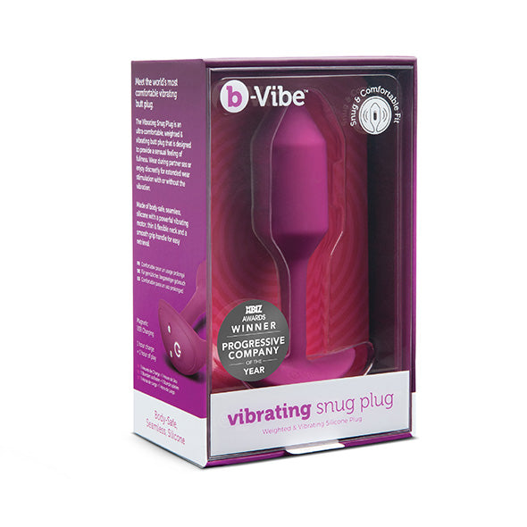 B-Vibe - Vibrerende Snug Plug 2 (M) Roze