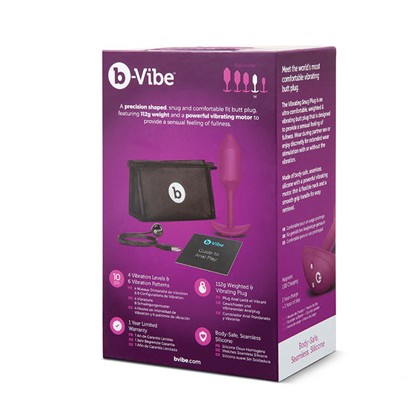 B-Vibe - Vibrating Snug Plug 2 (M) Pink
