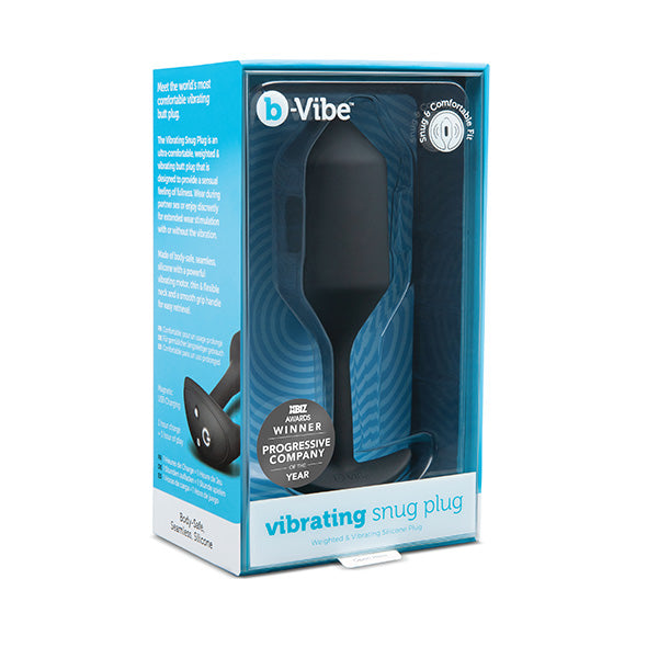 B-Vibe - Vibrerende Snug Plug 4 (XL) Zwart