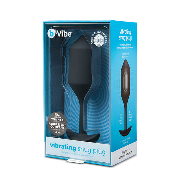 B-Vibe - Vibrerende Snug Plug 4 (XL) Zwart