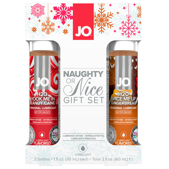 System JO - H2O Glijmiddel Naughty or Nice Set 2x30ml