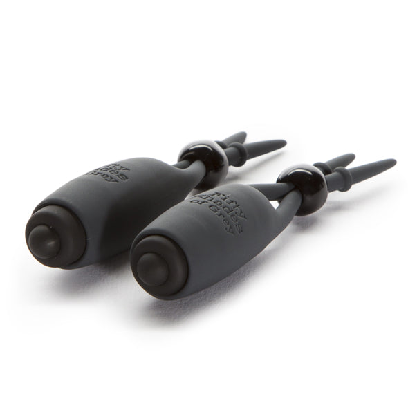 Fifty Shades of Grey - Vibrierende Nippelklemmen Schwarz