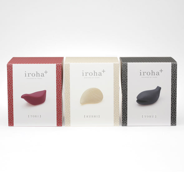 Iroha by Tenga - Tori Clitorale Vibrator Donker Rood