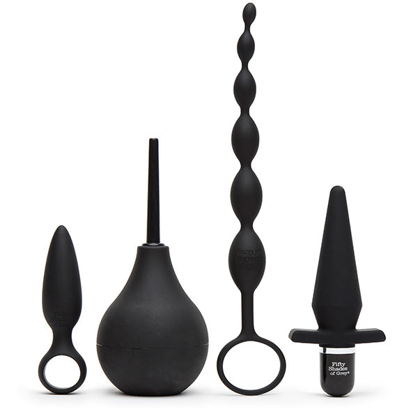 Fifty Shades of Grey - Kit anal de démarrage Pleasure Overload (Kit de 4 pièces)
