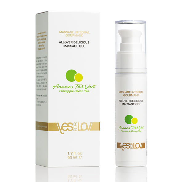 YESforLOV - Allover Delicious Massage Gel Ananas Thé Vert