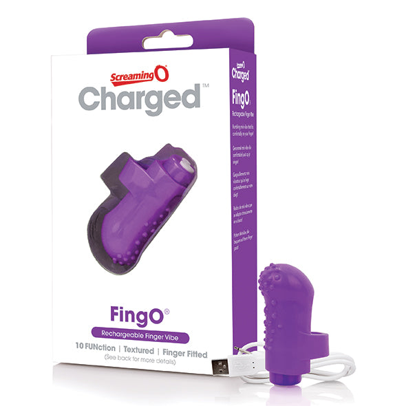 The Screaming O - Charged FingO Finger Vibe Violet