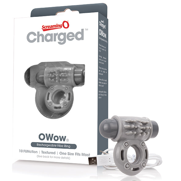 The Screaming O - Charged OWow Vibe Ring Grau