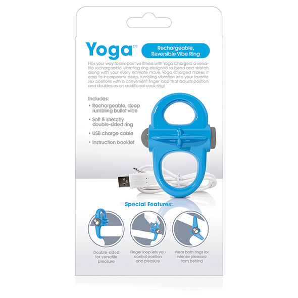 The Screaming O - Charged Yoga Vibe Ring Blau