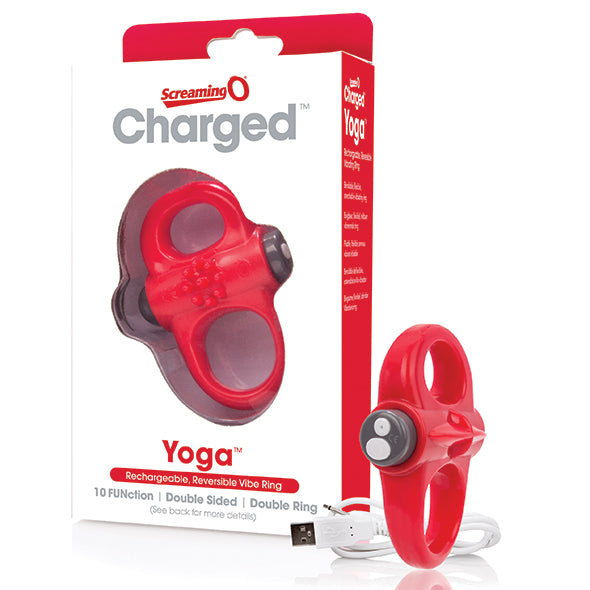 The Screaming O - Charged Yoga Vibe Ring Rouge