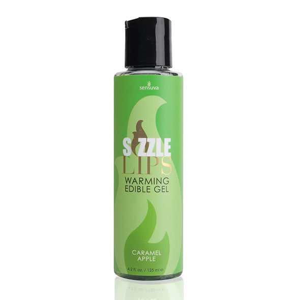 Sensuva - Sizzle Lips Verwarmende Eetbare Gel Caramel Appel 125 ml