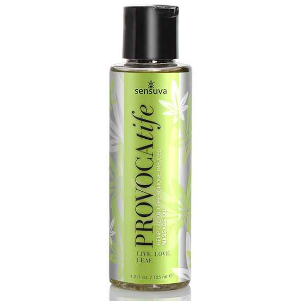 Sensuva - Provocatife Cannabis Olie &amp; Feromonen Infused Massage Olie 125 ml