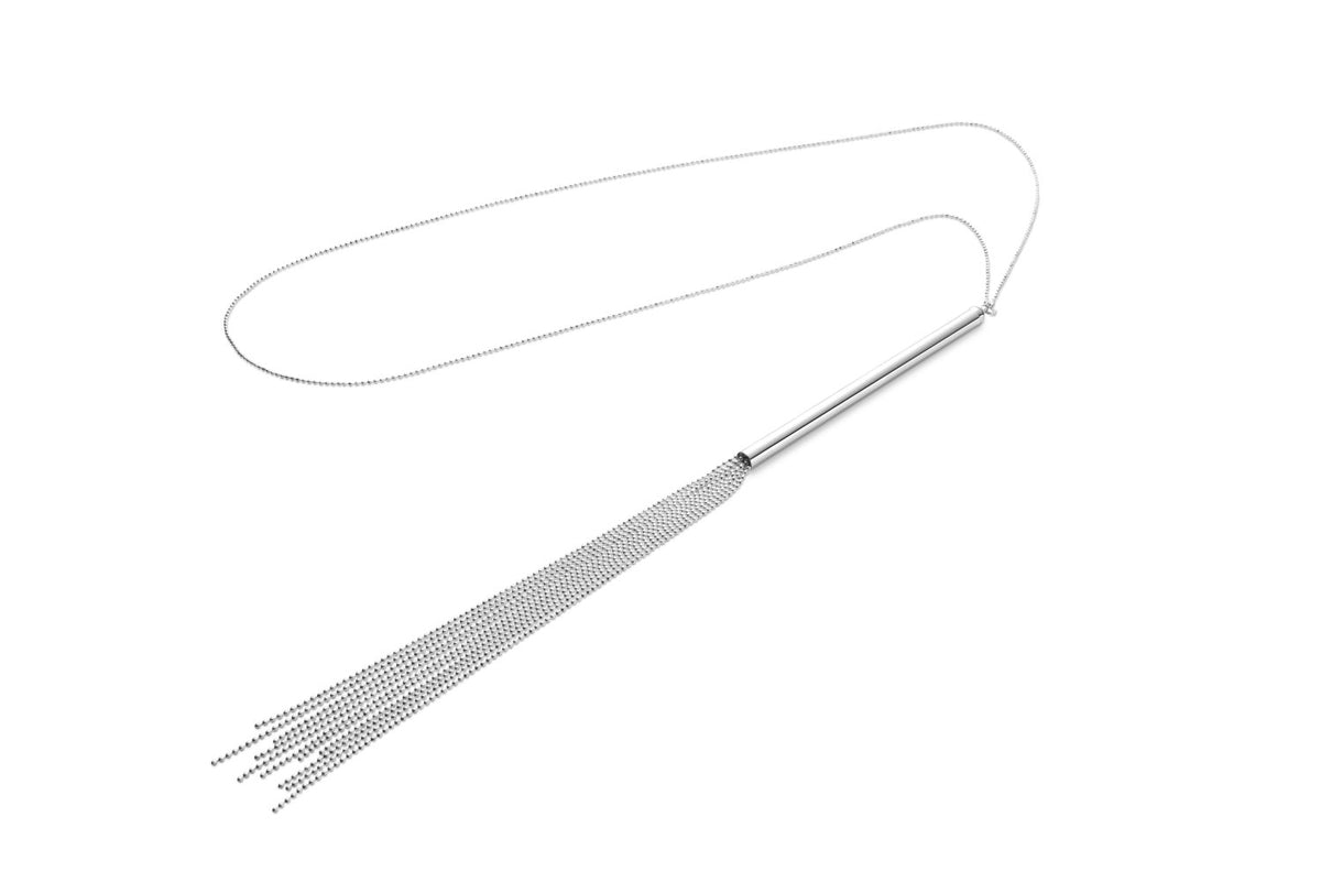 Bijoux Indiscrets - Halskette Magnifique Peitsche Silber