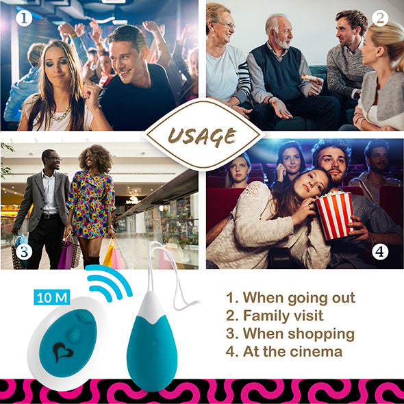 FeelzToys - Anna Vibro-Ei Fernbedienung dunkelgrün