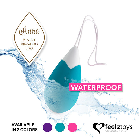 FeelzToys - Anna Vibro-Ei Fernbedienung dunkelgrün
