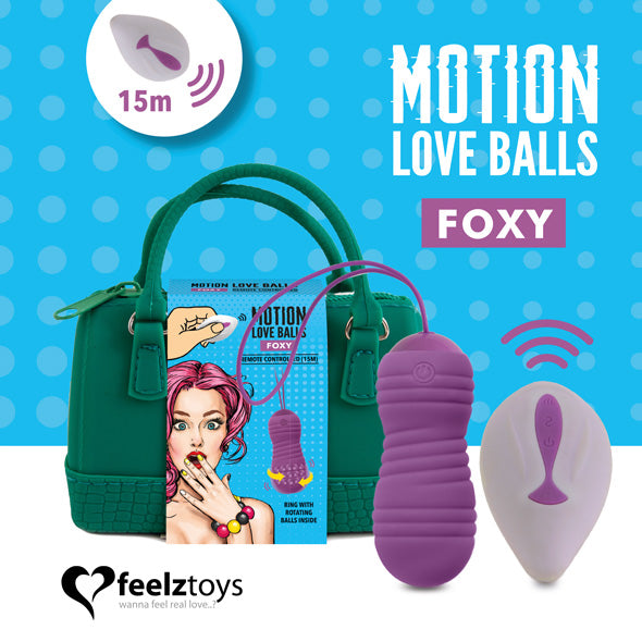 FeelzToys - Boules d'amour à mouvement télécommandé Foxy